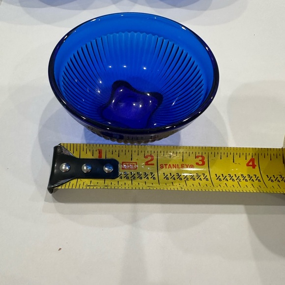 Vintage Stacey Marie Cobalt Blue Child’s Mixing Bowl Set - Picture 5 of 7